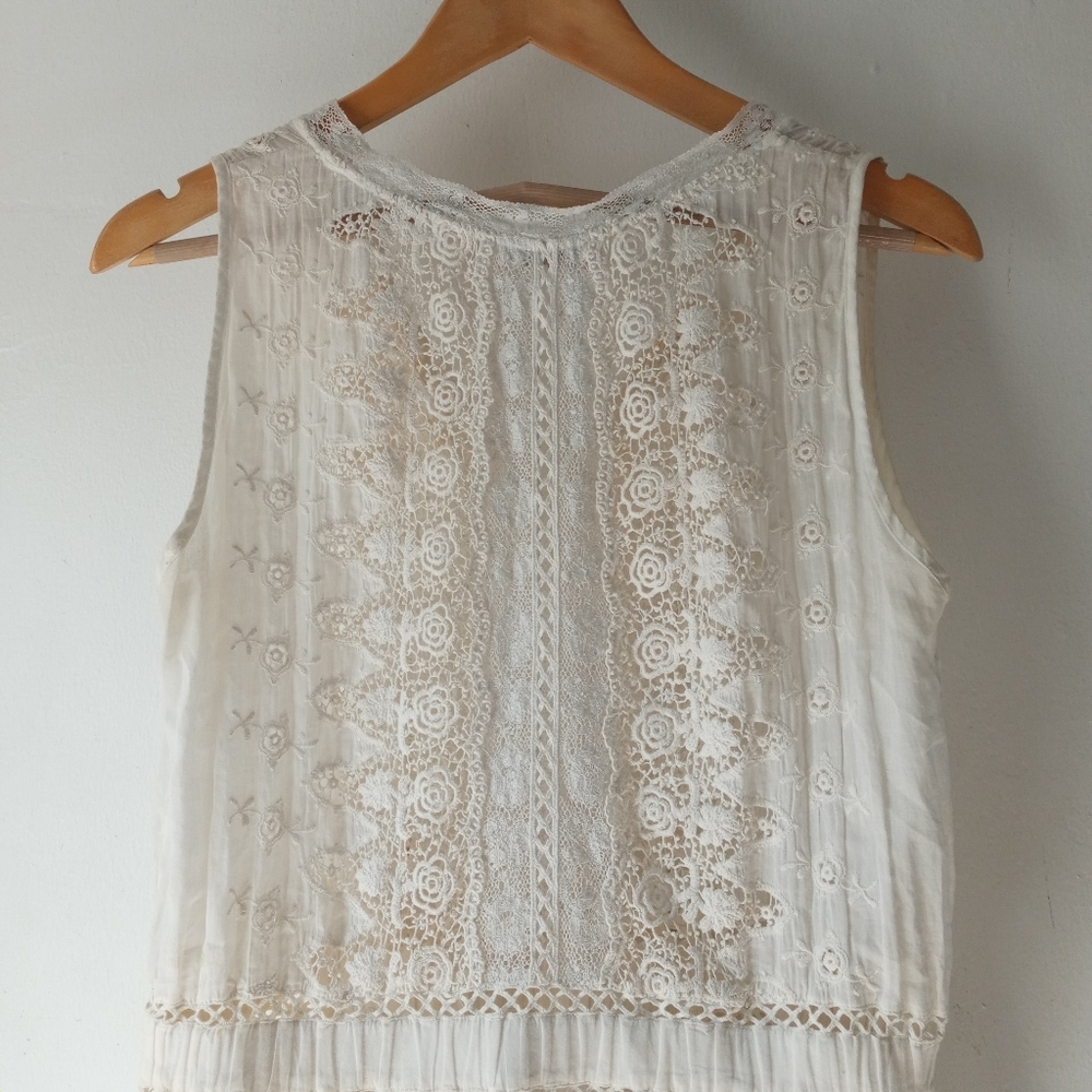 LoveShackFancy Small Embroidered Lace Dress - Picture 12 of 15